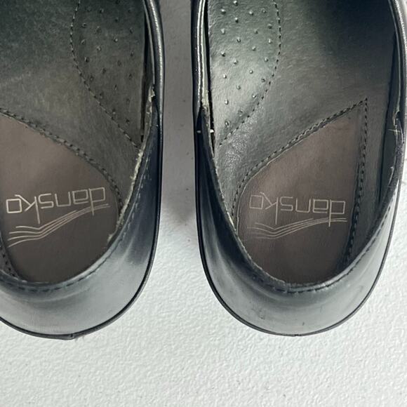 Dansko Women's Clogs Size EU 37 US 6.5-7 Sausalito Summer Floral Black Leather - Picture 6 of 10